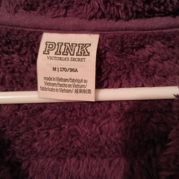 PINK Victoria Secret Sherpa pullover sweatshirt - Picture 3 of 5